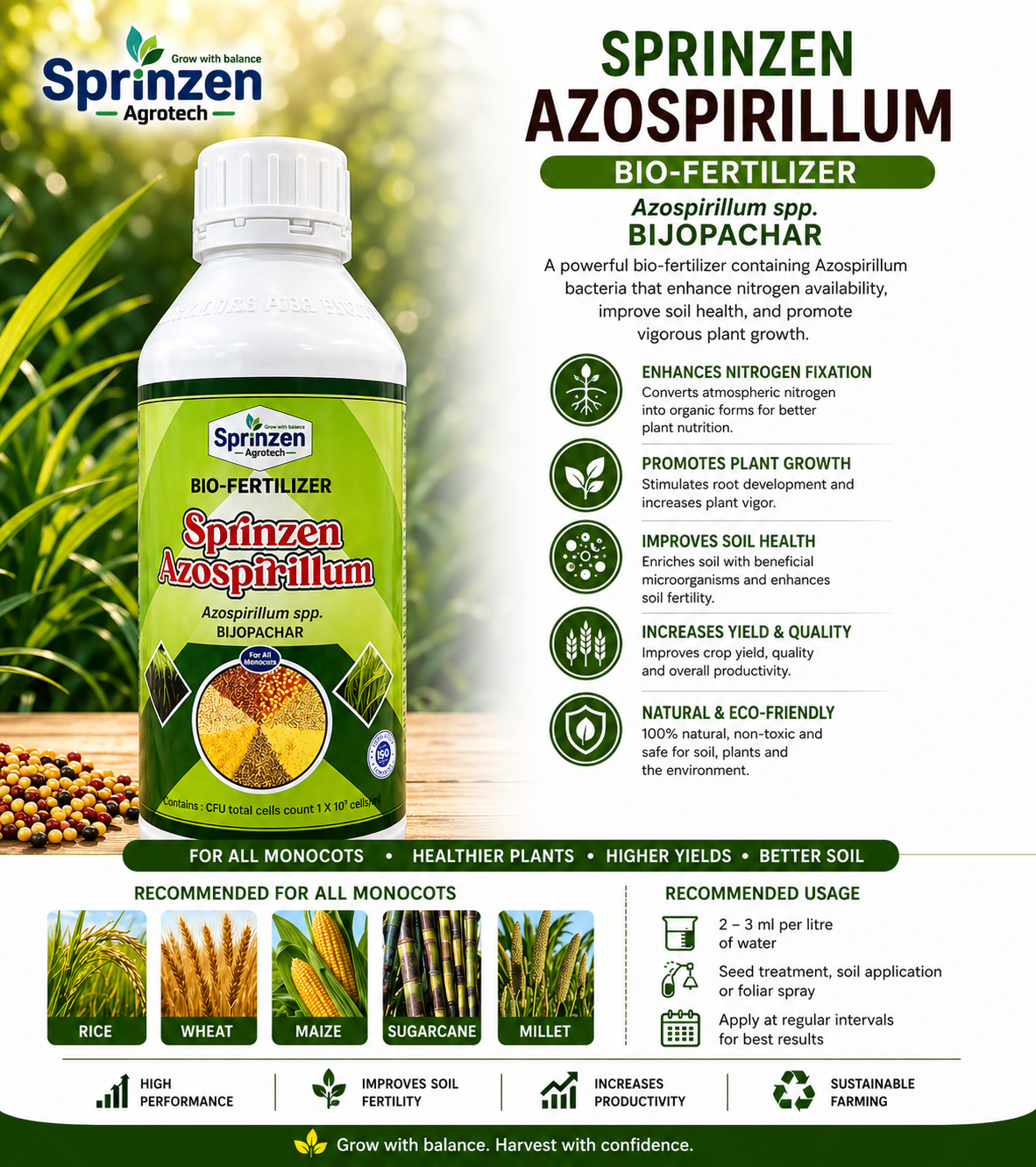 Sprinzen Azospirillum